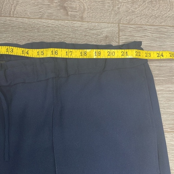 NWT Eloquii Elastic Drawstring Waist Navy Dress Pants 22 - Picture 5 of 15
